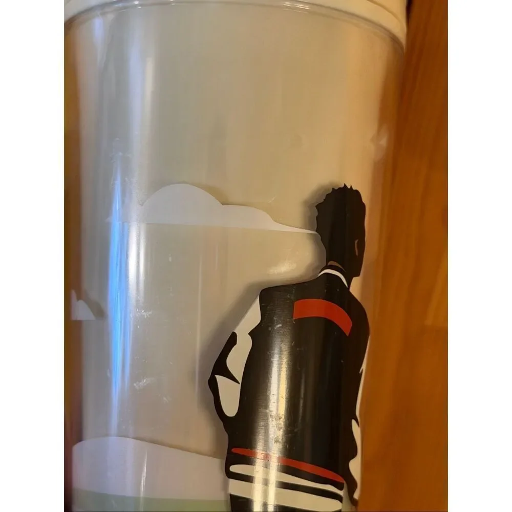 STARBUCKS + LOU 2024 Black History Month DAMON BROWN Cold Cup Tumbler 24oz Nwt (